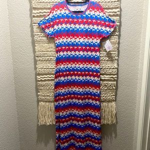 LuLaRoe Maria Maxi Dress NWT